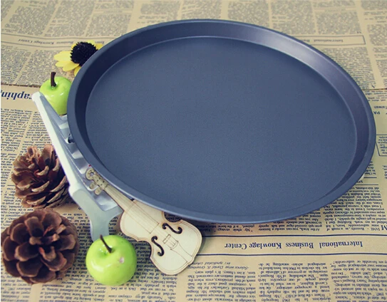 1PC 10 Inch Carbon Steel Pizza Pan Cooking Tools Pizza Stone Mold Kitchen Accessories Baking Tools Nonstick Oven Pan JC 0502