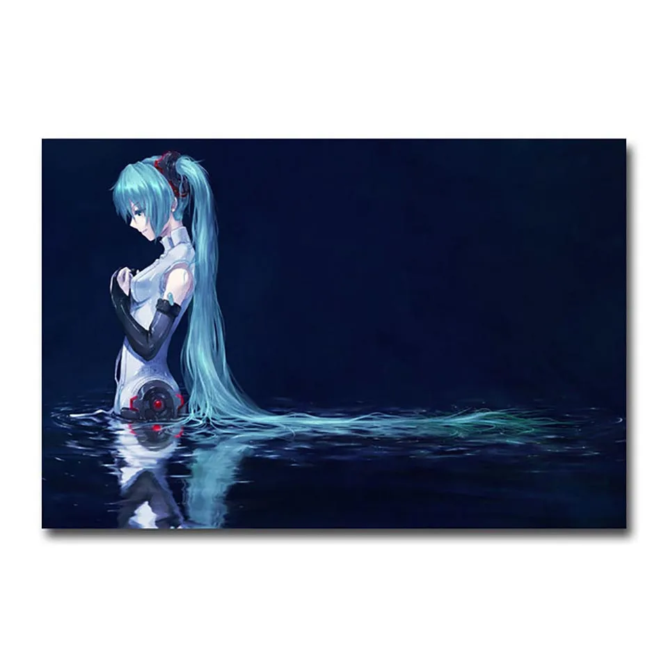 

5d Diy Diamond Painting Handmade Animation Hatsune Miku Wall Decor Cross Stitch Picture Home Decal Full Square Drill Embroidery
