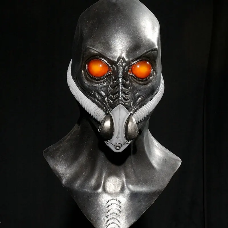 С принтом «Звездные войны» внеземных в настоящее время Хеллоуин маска террориста костюм вечерние кислорода вечерние Производительность реквизит