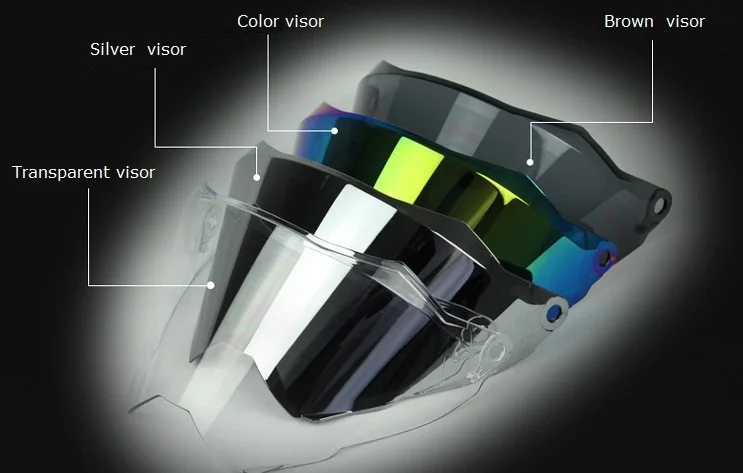 Мотоцикл забрало шлема подходит только для нашей собственной шлем ATV мотокросс шлем объектив