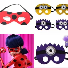 GNHYLL Ladybug Mask Despicable Me mask Cosplay Masks Halloween Party Dress up Costume Kids Birthday Party mask