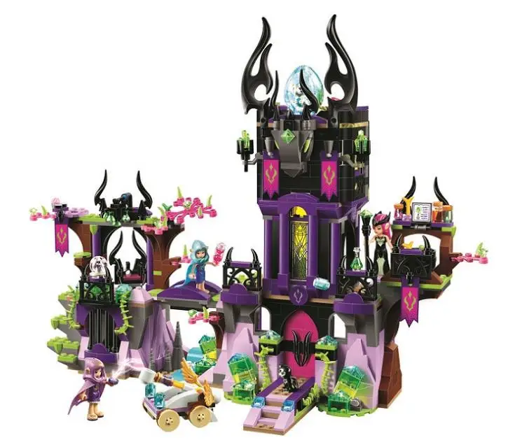 

10551 Friend Elves Ragana's Magic Shadow Castle Model Building Kit Blocks Girl DIY Toys gift For Children compatible lepin 41180