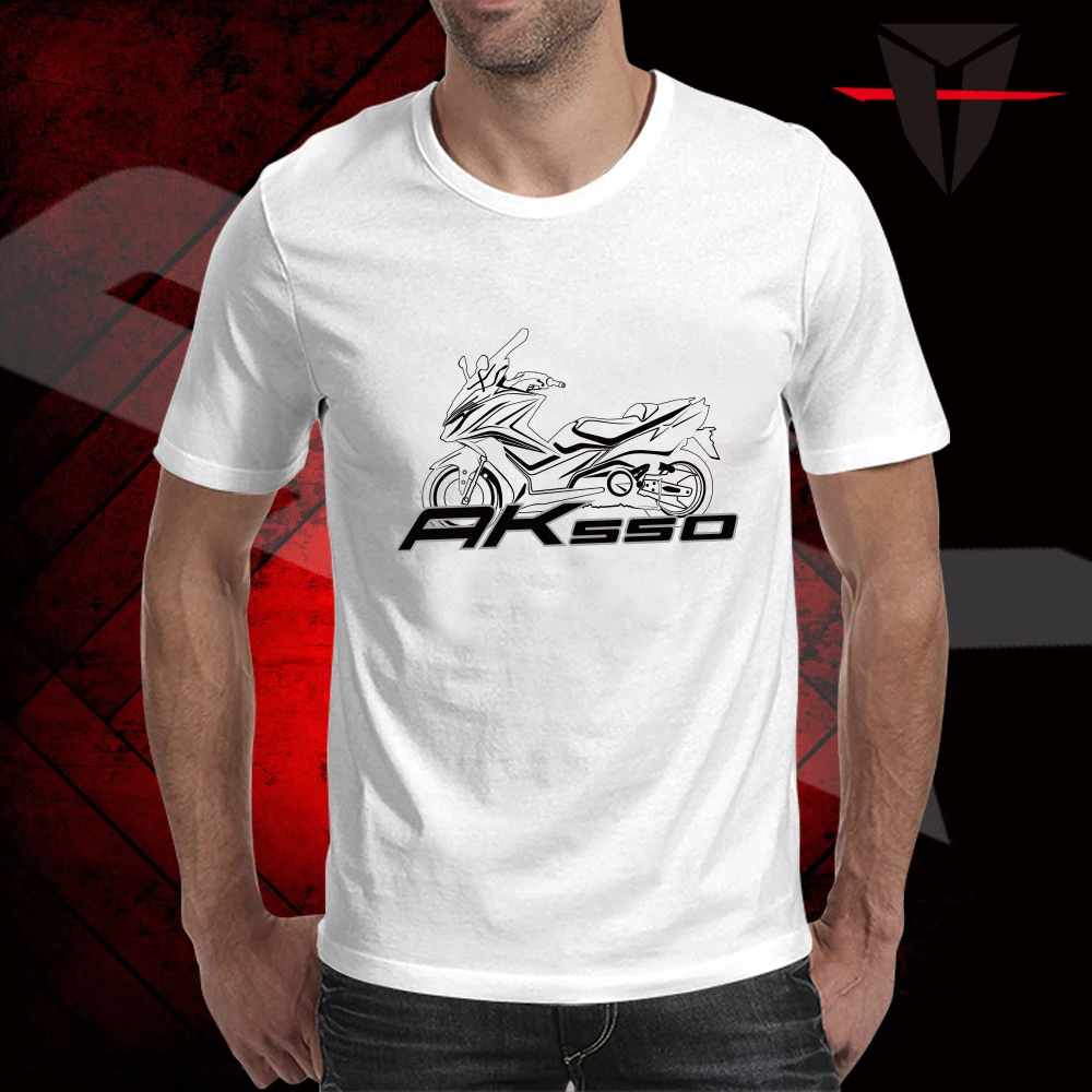 KODASKIN Мужская свободная футболка с круглым вырезом и полурукавами, модная летняя футболка для kymco AK550 MOTOROLA