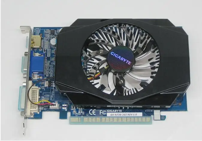 New original for GIGABYTE GV-N730-2GI GT730 2G DDR3 128bit PCI-E desktop graphics card