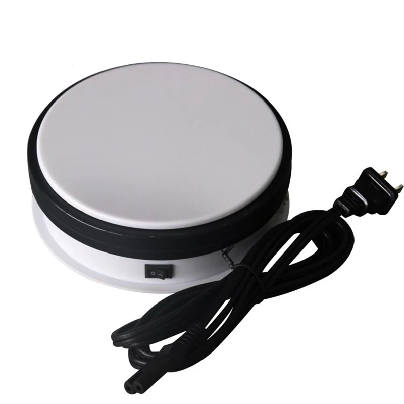 15CM Motorized Turntable Display,360 Degree Electric Rotating Display Turntable for Display Jewelry, watch, digital product 2017 new special offer the rotating base acrylic transparent plastic turntable rotation display accessories 15cm manual