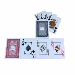 2018 новые пластиковые игральные карты PVD влагостойкие покер матовый широкий большой линии издание Техасский покер высокое качество Лидер