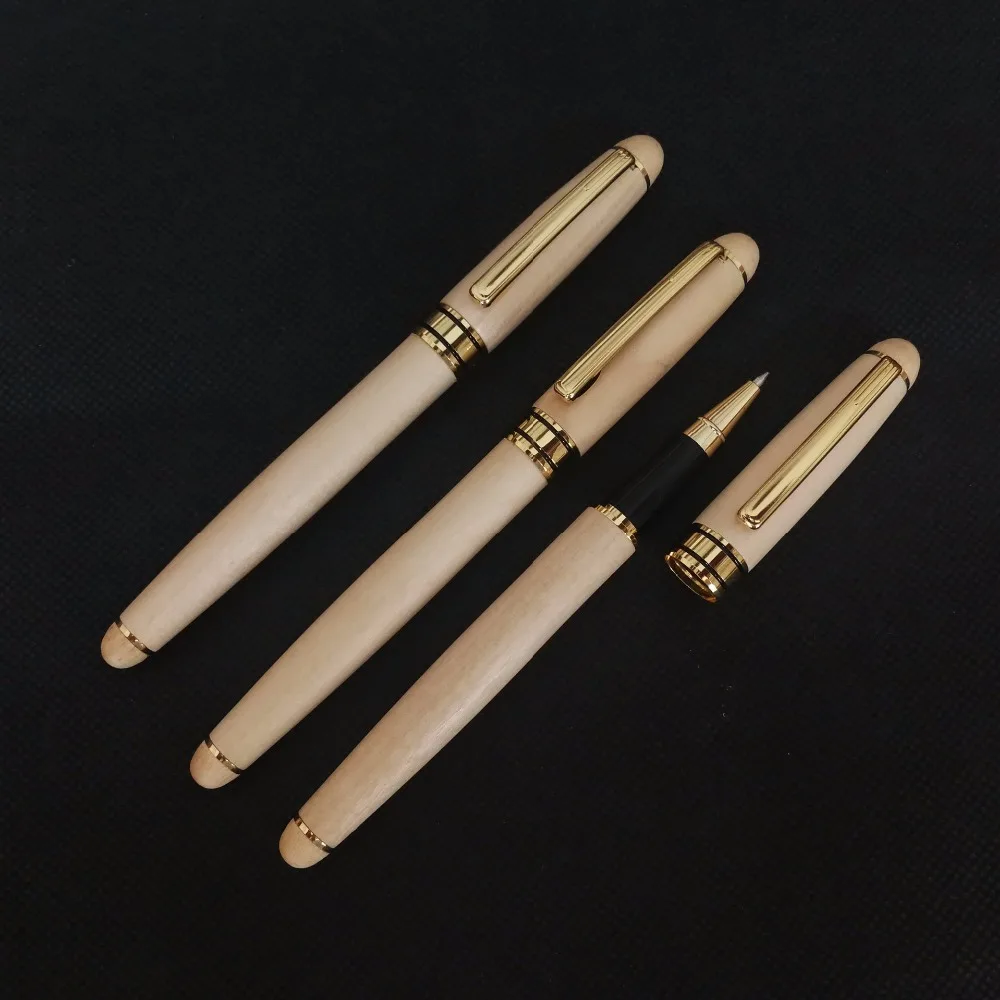 

Wooden Banboo Ballpoint pen stylo pennen boligrafos kugelschreiber canetas penna kalem pens for writing caneta lapiceras 03709