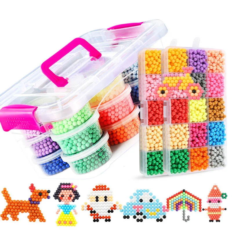 29 Color Crystal bean Aqua Water Spray Magic Beads D Beads Puzzle New Kids Educational Toys for Children Spell Replenish Bean 29 Color Crystal bean Aqua Water Spray Magic Beads D Beads Puzzle New Kids Educational Toys for Children Spell Replenish Bean