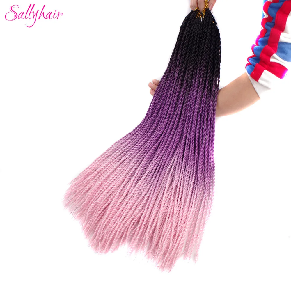 Ombre Color Senegal Twist Braids Crochet Braids Hair Extensions (57)_