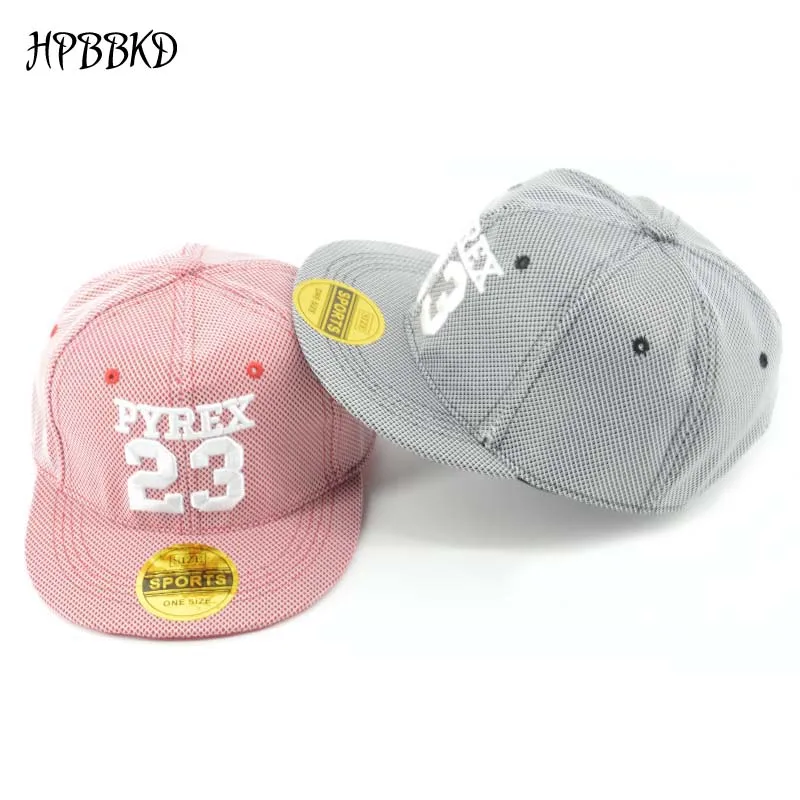 

New Baby Boys girls Caps Adjustable Baby Hats For Girls Summer Cotton Hip hop Baseball Cap Children Kids Snapback Hats XH-037