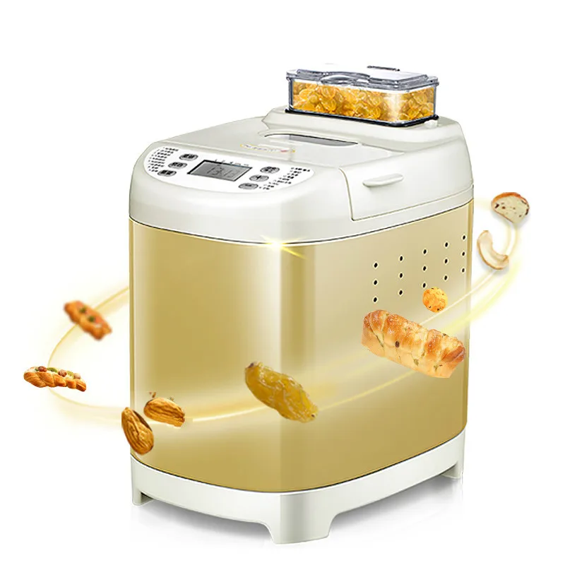 Bread machine The bread maker is fully automatic. Multifunctional cake and noodles.-in Bread 