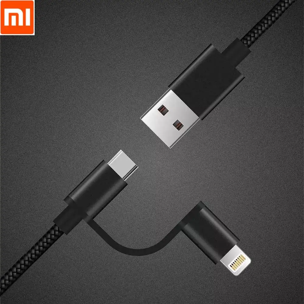 Xiaomi XingKa MFI сертифицированный кабель для iPhone Lightning Micro USB передачи данных 2 в 1