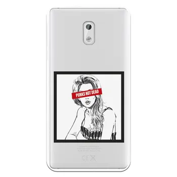 

Stand case costume drawing Punks Not Dead WP002 for Nokia 3
