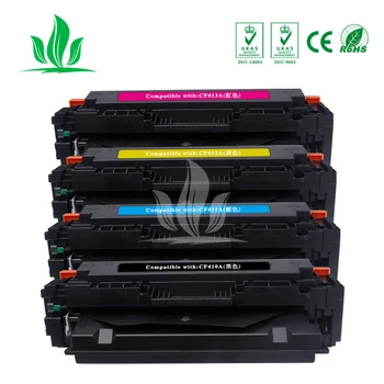 

1Set 4color 410A CF410A CF411A CF412A CF413A Toner Cartridge Compatible for HP Color LaserJet Pro M452dn/M477fdw/M477fnw ZH