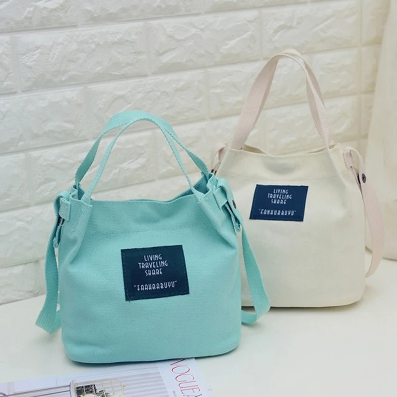 

2019 New Women Ladies Totes Canvas Handbags Female Hobos Single Chain Shoulder Bags Solid Color Casual Hasp Bags