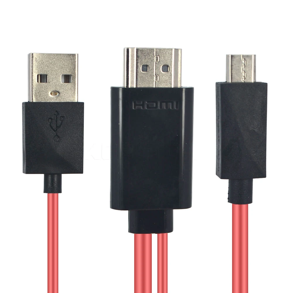 Kebidu Micro USB 11 Pin к HDMI HDTV адаптер AV видео кабель для samsung Galaxy S2 I9100 S I9000 Note I9220 для htc для sony