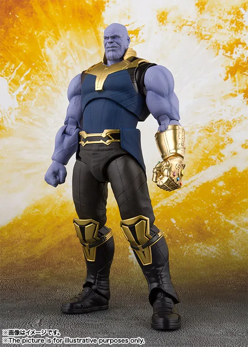 Thanos Infinity Gauntlet Action Figures S.H.Figuarts Avengers Infinity ... - Thanos Infinity Gauntlet Action Figures S H Figuarts Avengers Infinity War Superhero Iron Man SHF Anime