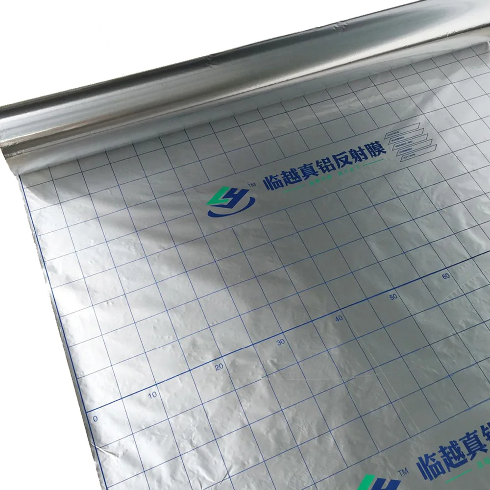 Película reflectante para sistema eléctrico de calefacción por suelo radiante 4CR Material térmico de aislamiento de lámina de aluminio de ahorro de energía, 5m2/lote Película reflectante para sistema eléctrico de calefacción por suelo radiante 4CR Material térmico de aislamiento de lámina de aluminio de ahorro de energía, 5m2/lote