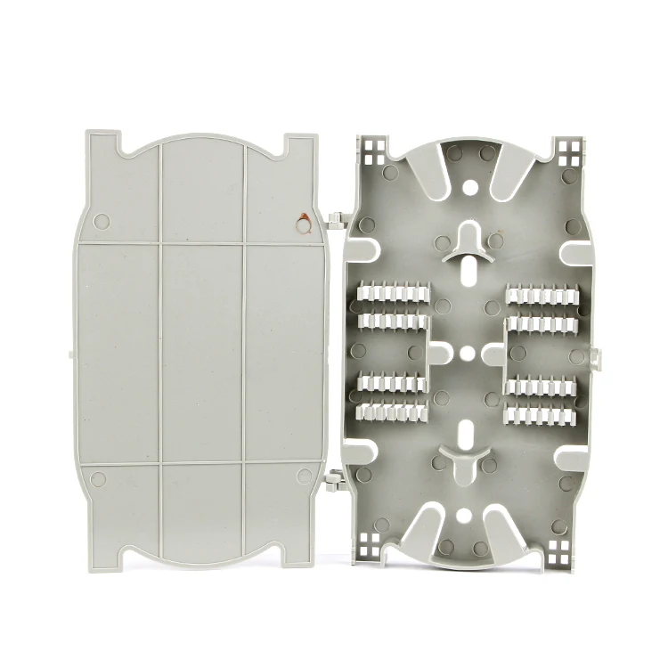 

50pcs ABS splice tray 12 core 24 core fiber splice tray Straight fuser fiber optic plastic tray