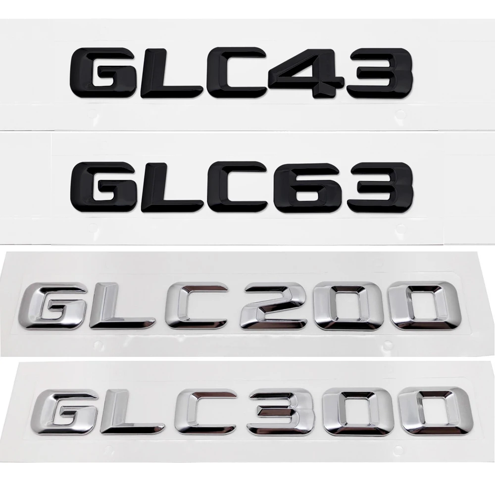 W463 W212 Автомобильная наклейка для Mercedes GLC43 GLC63 GLC200 GLC300 заднее украшение AMG корпус