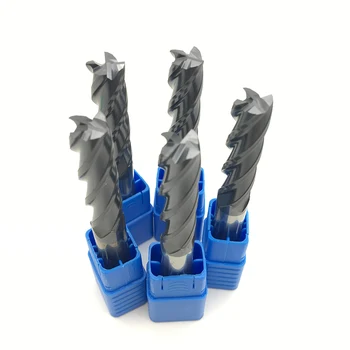 

2PCS HRC50 4Flute 5mm Solid Carbide Endmill 50mm Long D5x13LxD6x50L Standard Length Side milling Slotting Profiling face mill