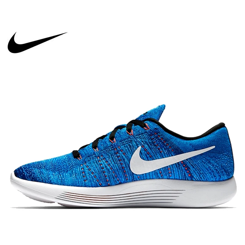 

Original Authentic Nike Flyknit LUNAREPIC 8 Weaving Men's Light Running Shoes Sneakers Sports Outdoor Walking Jogging 843764-401