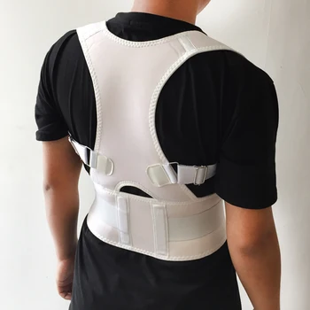 

Lower and Upper Back Brace Posture Corrector Best Fully Adjustable Support Brace Improves Posture and Provides Lumbar Support