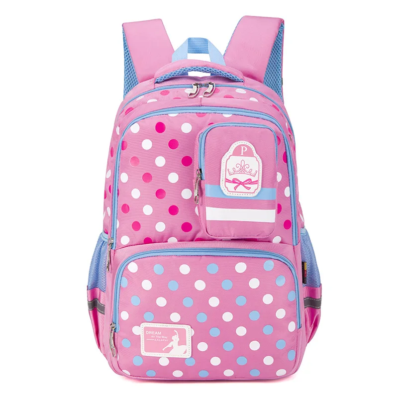 

Fashion Children School Bags Dots Printing Girls princess Backpack Women School Bags Casual Travel Bags Waterproof Backpacks