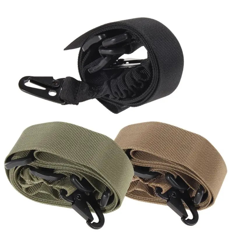 

Adjustable Tactical Two Point Sling Bungee Strap 2 Dual-Point Mission Bungee Hunting Belt Military Sling Strap for Gun Army