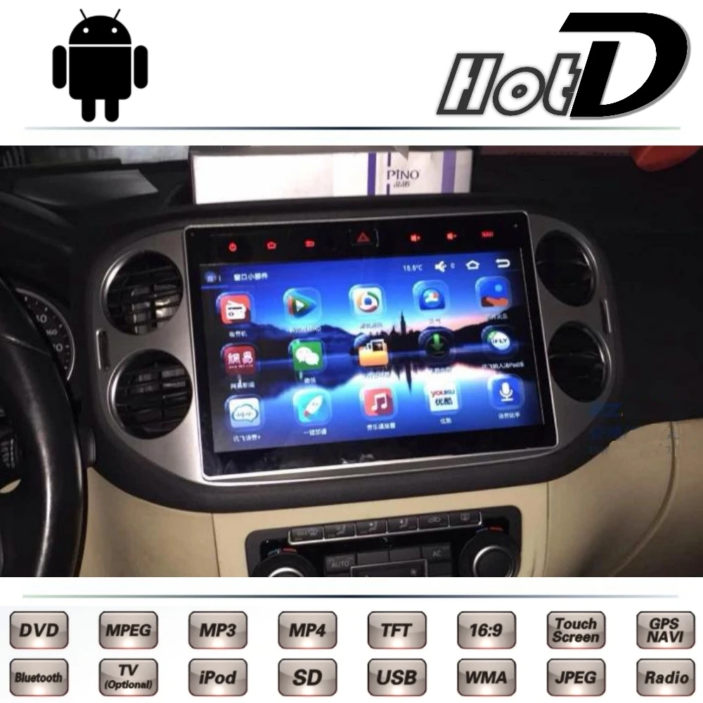 Composition media tiguan
