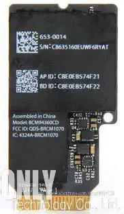 Broadcom bcm9360cd 802.11ac WiFi WLAN Bluetooth 4 0 карта для Apple iMac с Mini PCI E адаптер конвертер интерфейса