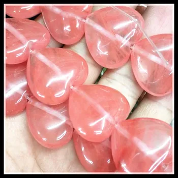 

8pcs nature semi precious stone heart shape gem stone strings spacer beads for bracelets sodalite beads accessories size 25mm