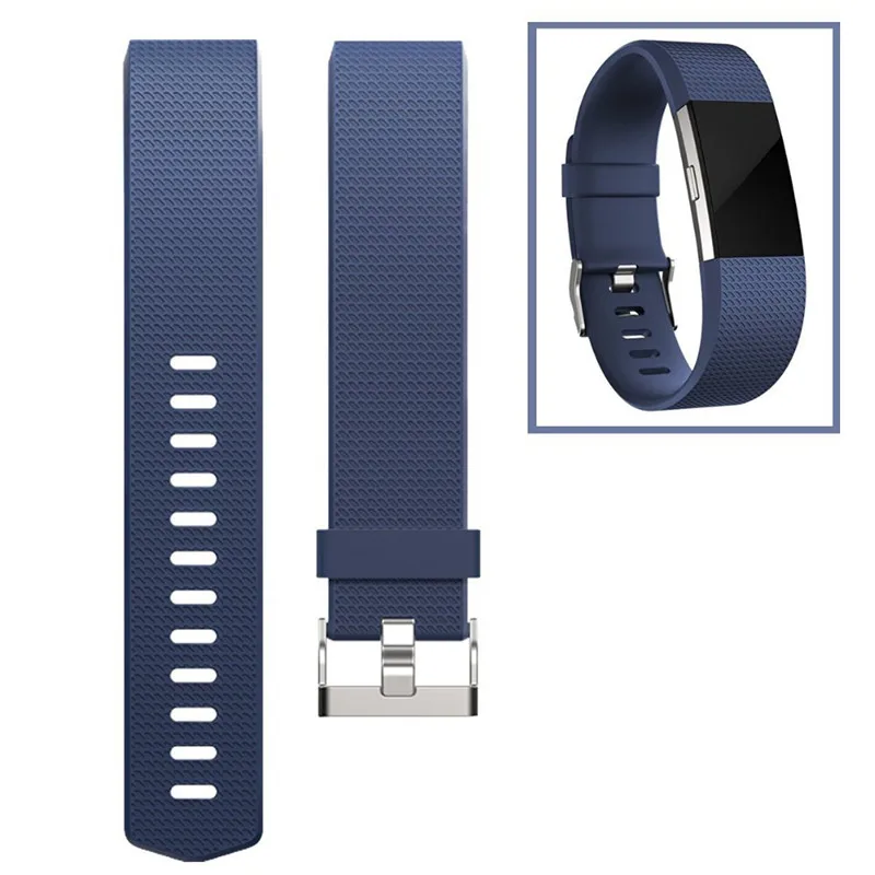 In Stock! Hot Sport Silicone Band for Fitbit Charge 2 Smart Bracelet Strap for C
