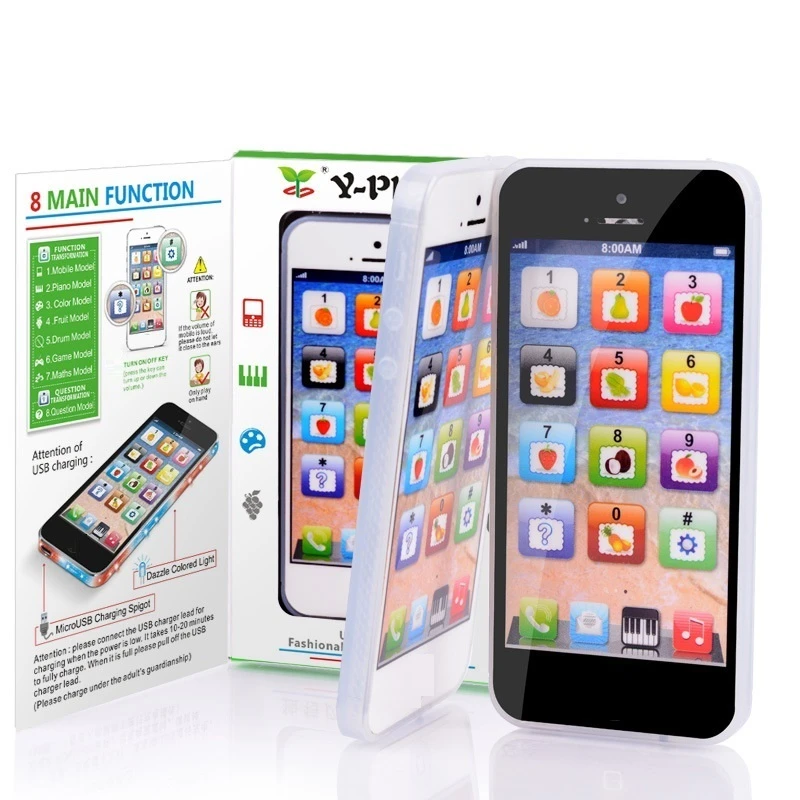 携帯電話 子供向けの教育用および携帯電話 Led照明付き 電子玩具 英語学習 音楽 Toy Phones Aliexpress