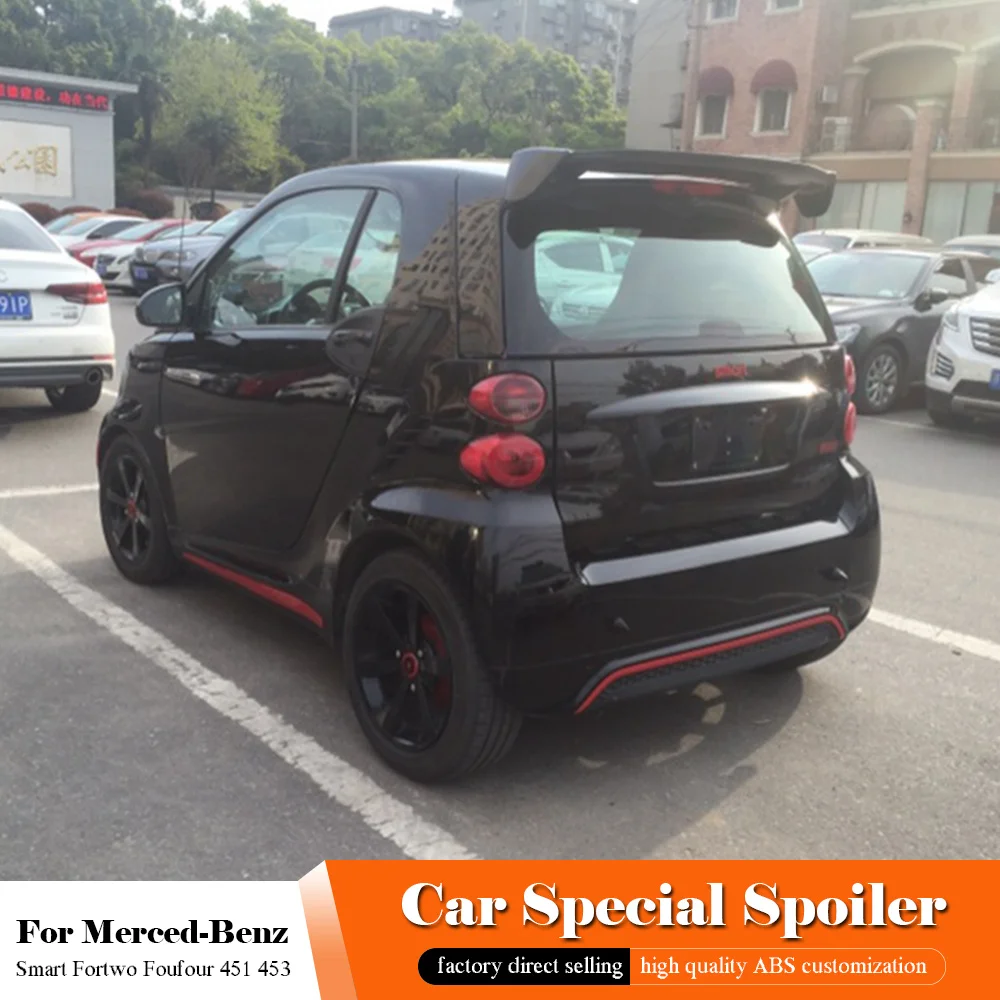 Спойлер для Merced-Benz Smart Fortwo Foufour 451 453 с 2009 по 2017 г. АБС-пластик Неокрашенный задний