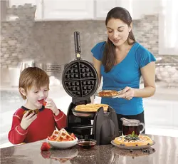 Машина вафли дома многофункциональная автоматическая система отопления машина вафли может поворачиваться на Бейкер muffin Электрический