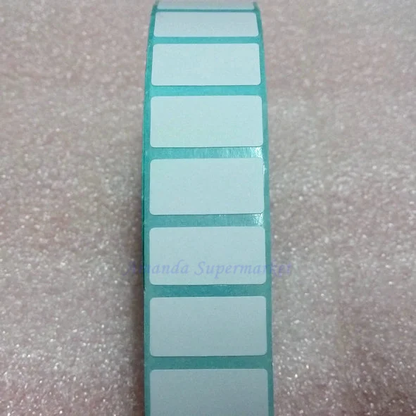 Sticker Label 20*10 mm Thermal Label For Supermarket Price 2000 Pcs / Roll
