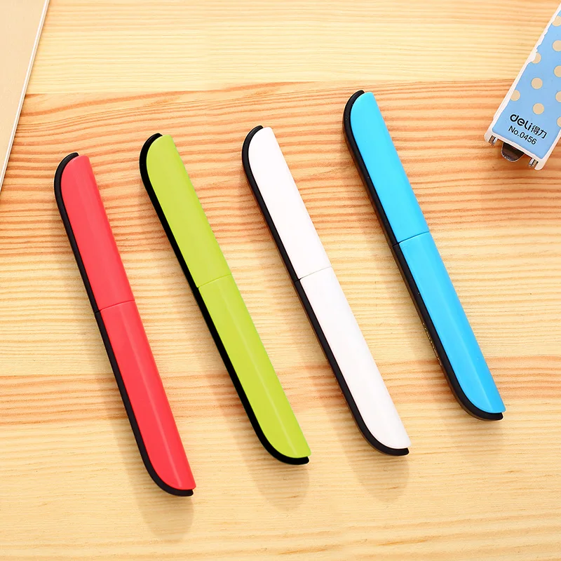 

deli 0600 portable scissors paper-cutting scissors folding safety scissors