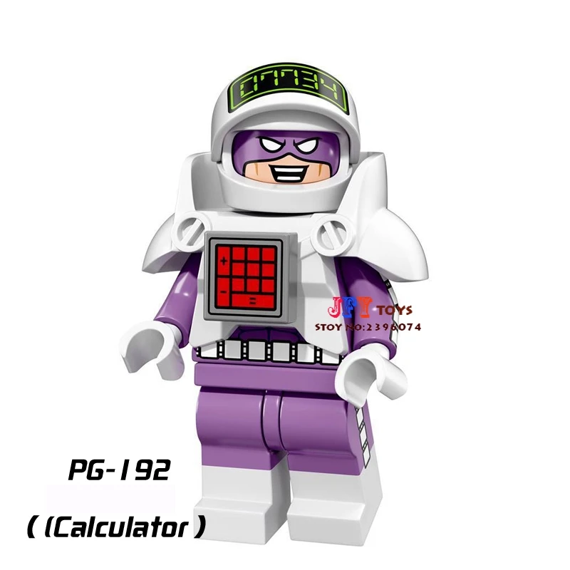 

Single super heroes dc Justice League Calculator Batman building blocks model bricks toys for children brinquedos menino