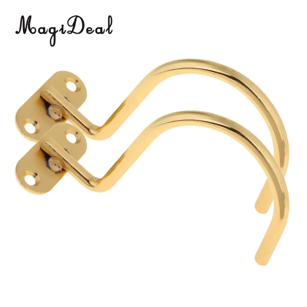 2.8 inch Small Brass Hook for Pool Table Rack Hanging Rest Stick Holders 2pcs/Pack