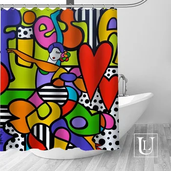 

Custom virginia benedict Curtain Fabric Modern Shower Curtain bathroom beautiful Curtains Bath decor Polyester Cloth Waterproof