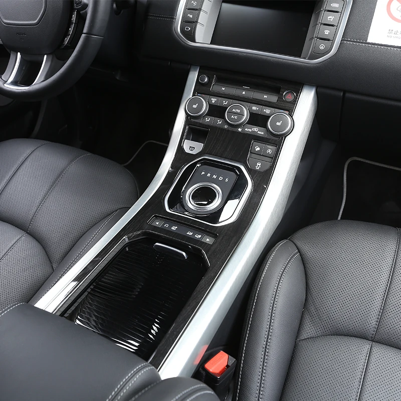 Для Land Rover Range Rover Evoque темное дерево зерна центральная консоль панель передач декоративный чехол отделка автомобиля-Стайлинг 2012