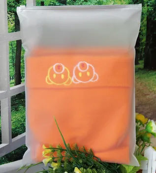 

Wholesale Frosted Plastic bag Clothes Zip Lock Self Sealing Bag Clothing Packaging Frosted Zipper Bags