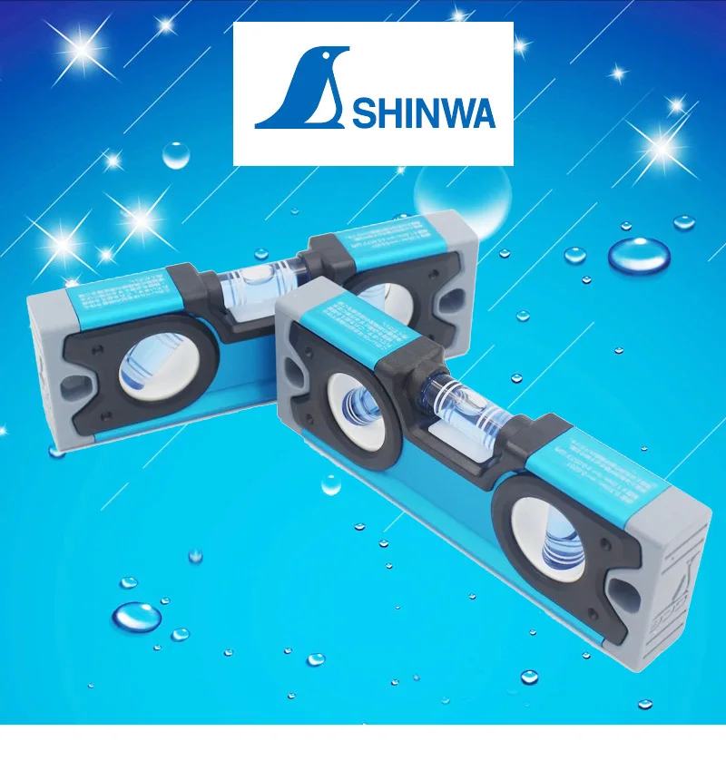 SHINWA Высокое качество Профессиональный спиртовой уровень магнитный подшипник линейка рычаг измерительный инструмент Уровень