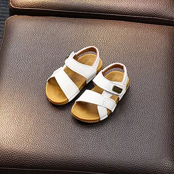 

Summer Baby Boy Shoes Leather kids First Walkers Soft Soled Toe Outdoor