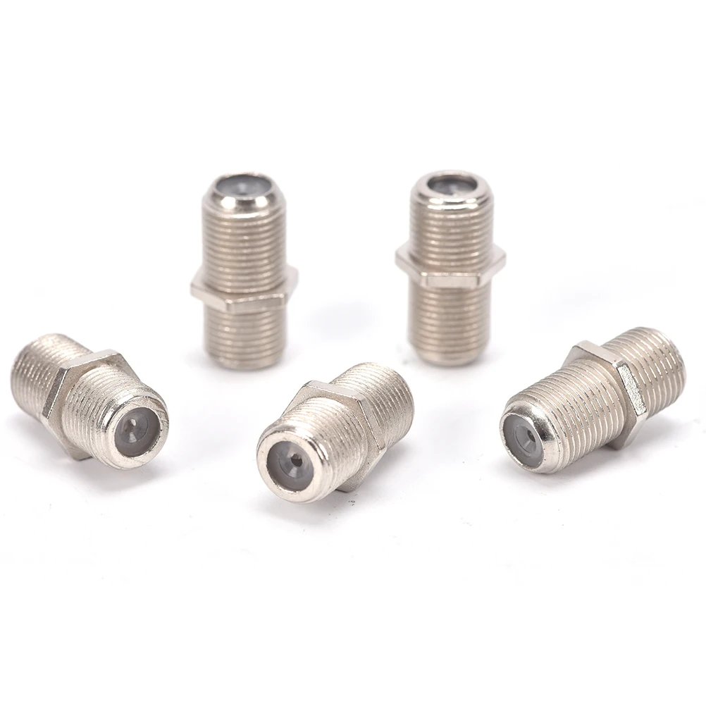 

10pcs/Pack Female F/F Jack RG6 Coax Coaxial Cable High Quality Used In Video F Type Coupler Adapter Connector