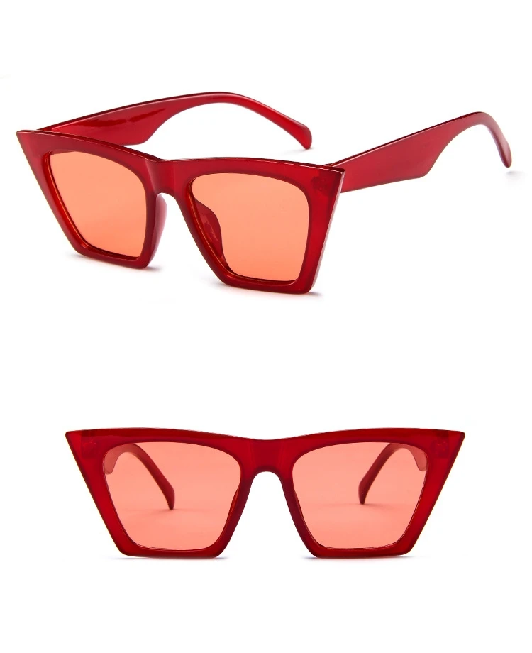 2018 New Cat Eye Women Sunglasses Shaped Sun Glasses Female Eyewear Blue SunglassesAccessories Brand Designer Fashion Shades plastic UV400 (3)