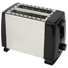 Tostadora automática, tostadora con 2X ranuras anchas para hasta 4X discos, 6X pasos de seda con rollo caliente para Croissants, Bagels, Eu