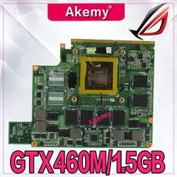 Akemy G53JW GTX 460 M N11E-GS-A1 1,5 ГБ для ноутбука ASUS G53JW G73SW G53SW G53SX VX7 VX7S GTX460M DDR5 mxmiii VGA Видео Графическая карта