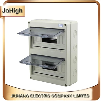 

Top Quality PC Cover ABS Body Waterproof & Dustproof Electrical Distribution Box 24 Way Circuit Breaker Box